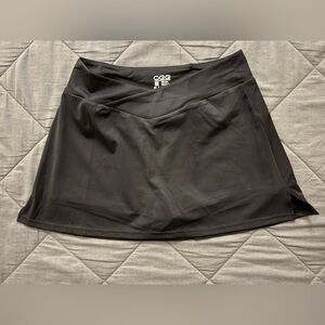 Black Active Mini Skort